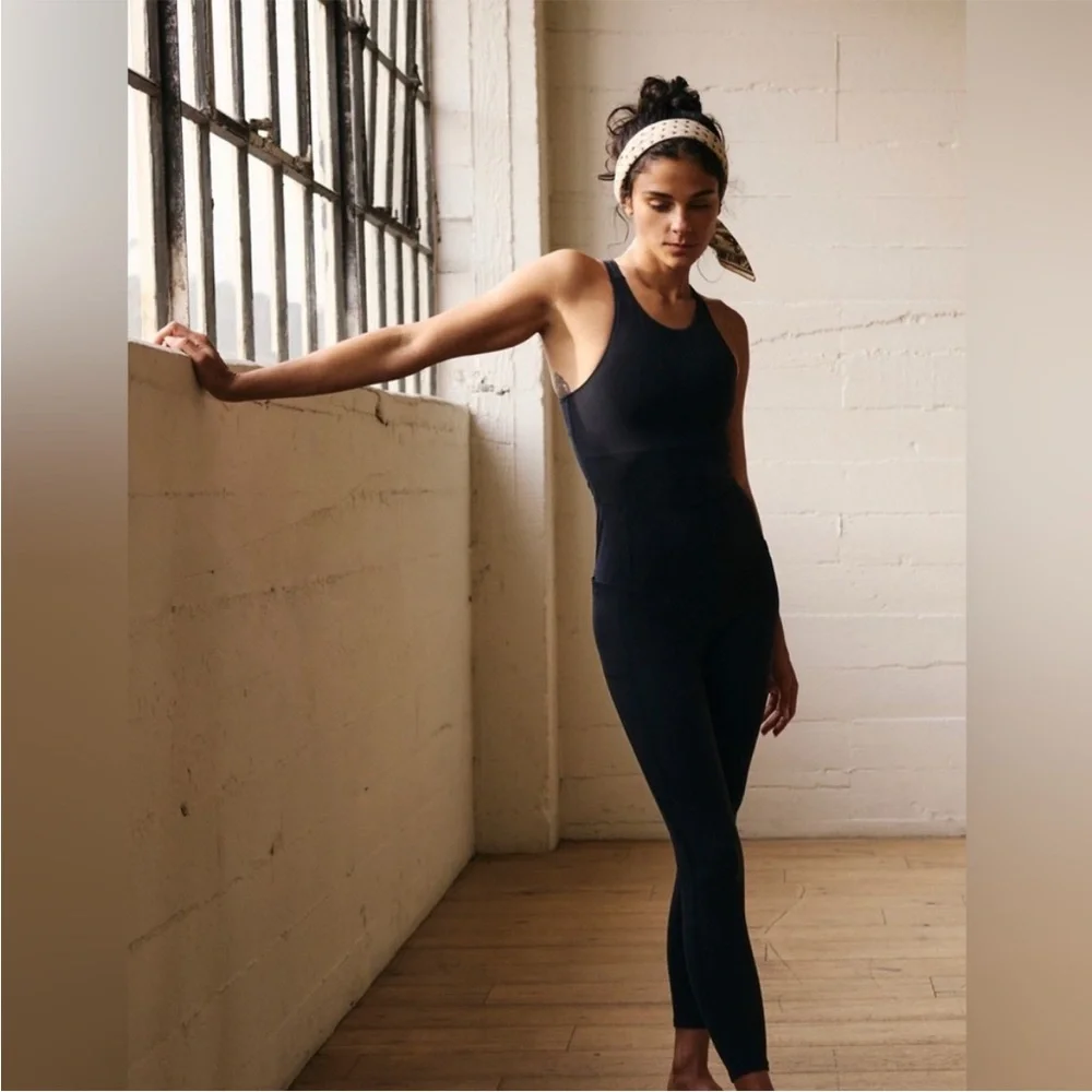 FP Movement by Free People Never Better High Neck Jumpsuit S - Picture 2 of 12